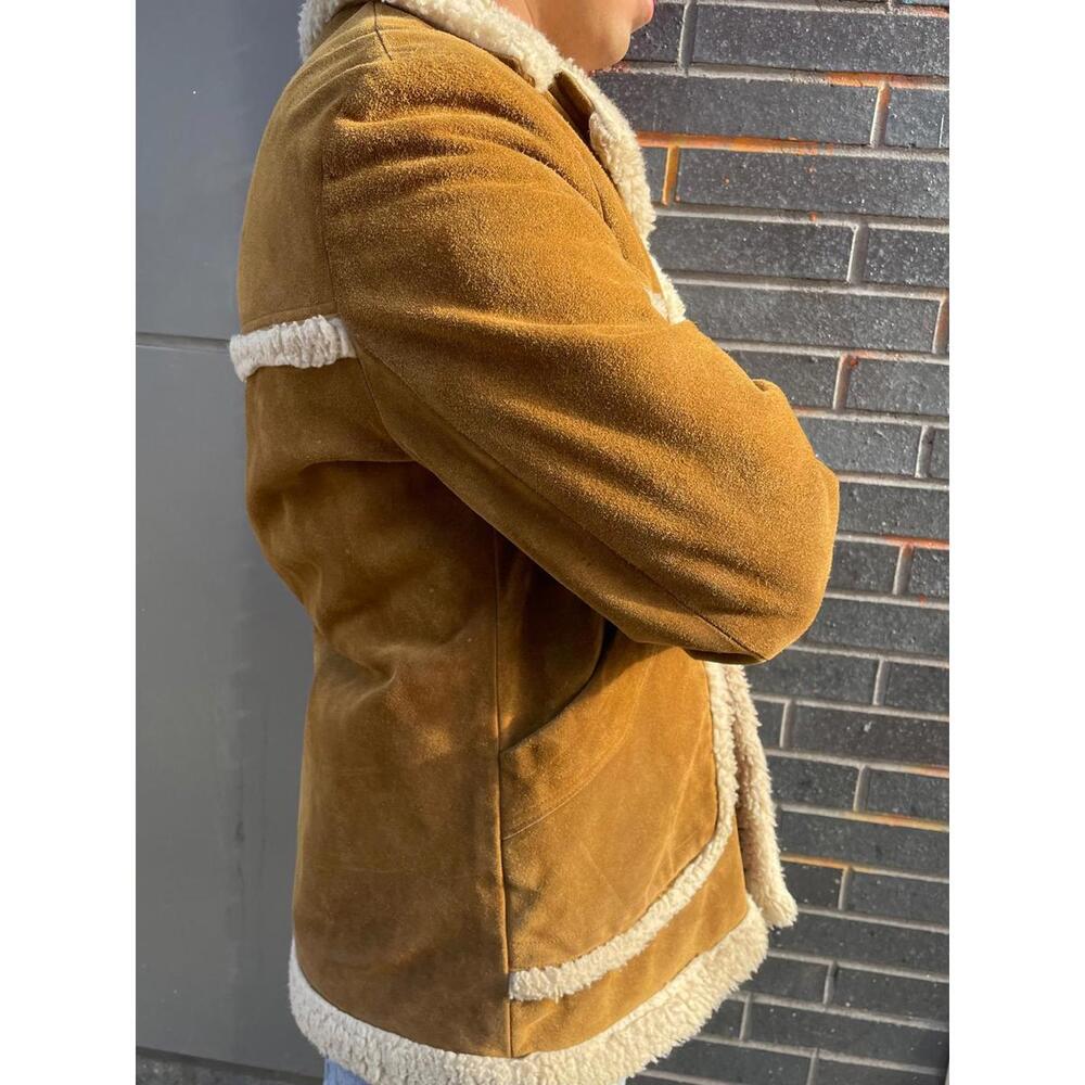 70s Wool Suede Coat - Picture 4 of 6